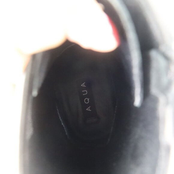 Aqua Logan Platform Hiker Boots Black 9.5M - Picture 13 of 16